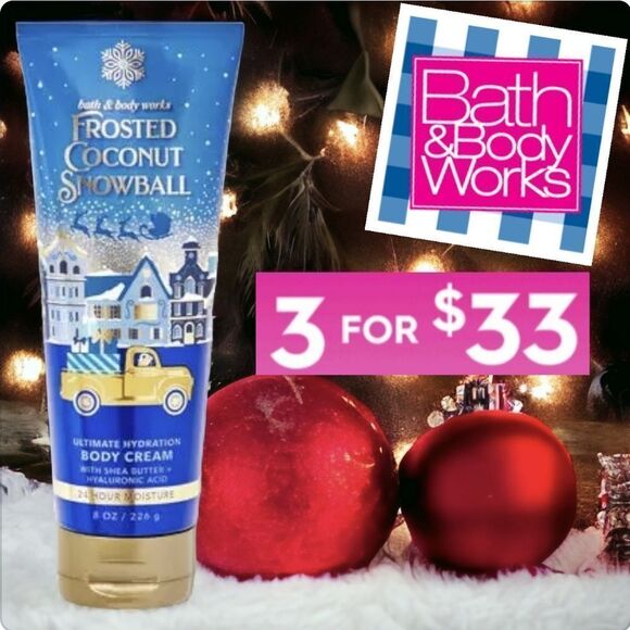 Frosted Coconut Snowball Body Cream- Bath & Body Works - Picture 1 of 5